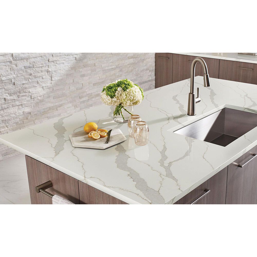 NFM Custom Countertops Calacatta Idillio 3cm Quartz Countertop, , large