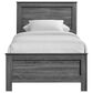 Mayberry Hill Sami Twin Panel Bed in Gray, , large