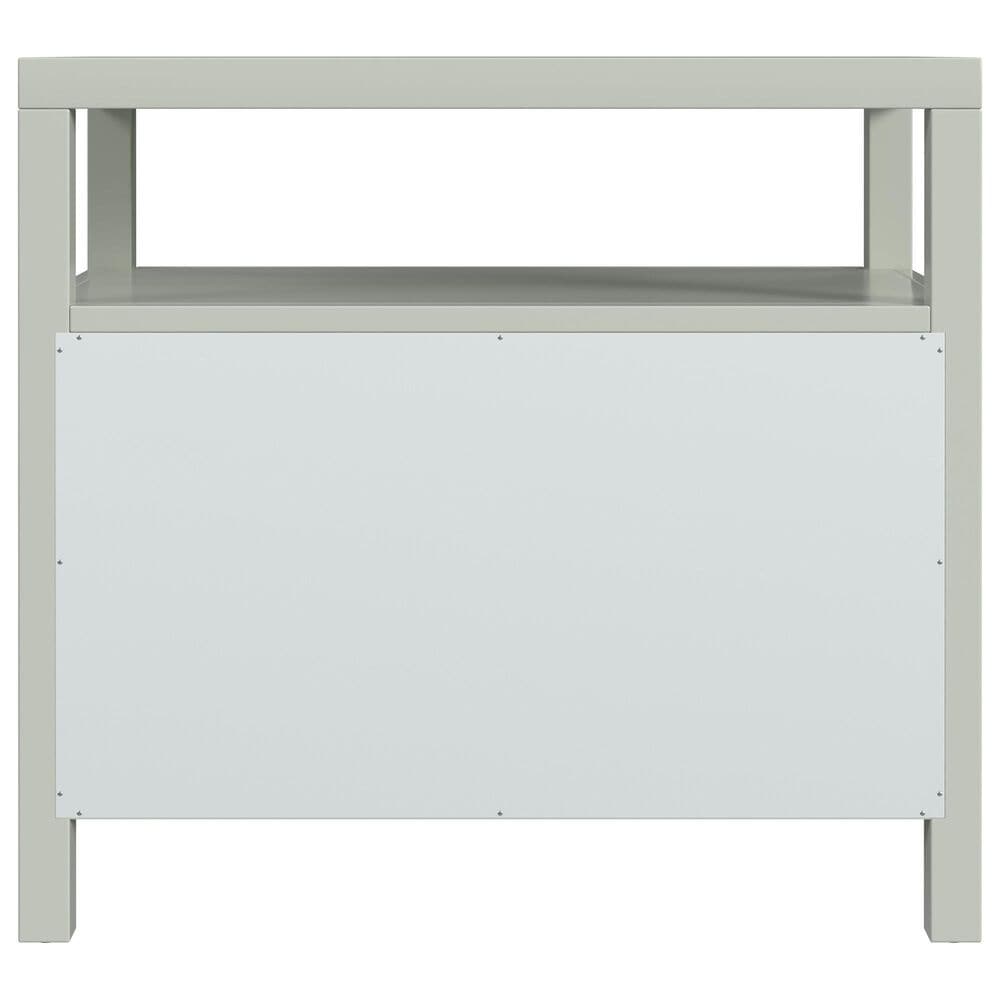 Butler Specialty Company Nora 2-Drawer Wide Nightstand with Open Shelf in Sage Green, , large