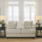 Ashley Asanti Stationary Loveseat in Fog, , large