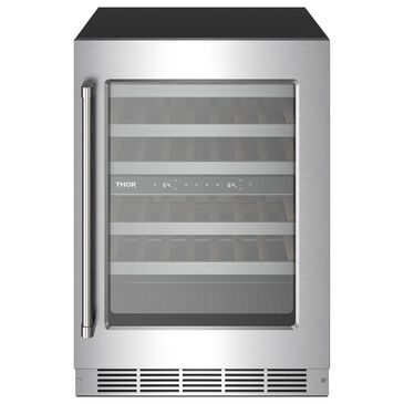 Thor Kitchen 24" Undercounter Dual Zone Wine Cooler in Stainless Steel, , large