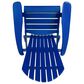 Hearth and Haven Malibu Outdoor Folding Adirondack Chair in Blue, , large