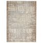 Nourison Rush 5"3" x 7"3" Ivory and Taupe Area Rug, , large