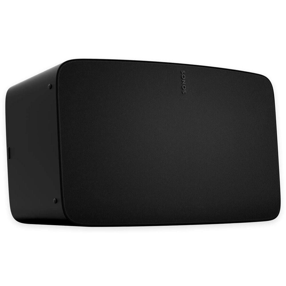 SONOS Five Wireless Speaker in Black with Victrola Stream Carbon Turntable, , large