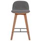 Moe"s Home Collection Napoli Counter Stool in Elephant Grey, , large