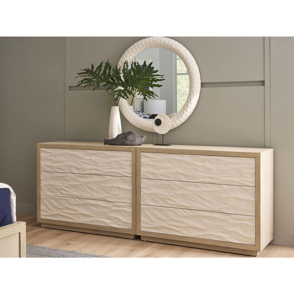 Furniture Worldwide Oasis Wall Mirror in White, , large