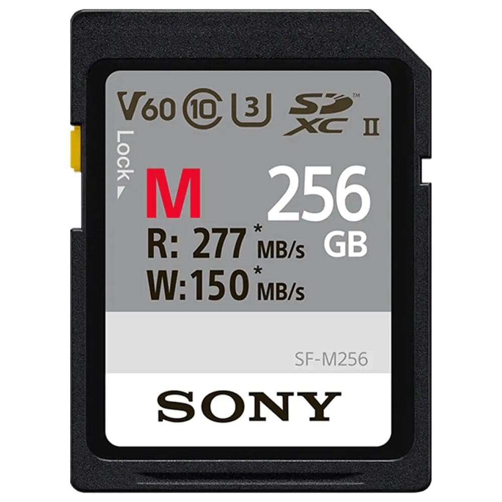 Sony 256GB SF-M Series UHS-II SDXC Memory Card in Black, , large