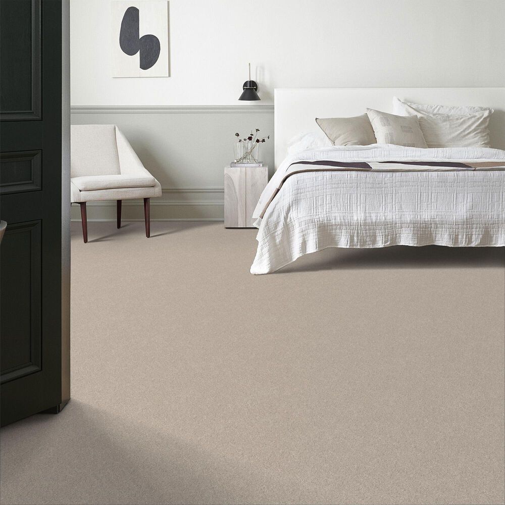 Shaw Aurora Sky Carpet in Bleached Oak, , large