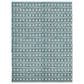 Safavieh Montauk Southwestern 9" x 12" Turquoise and Multicolor Area Rug, , large