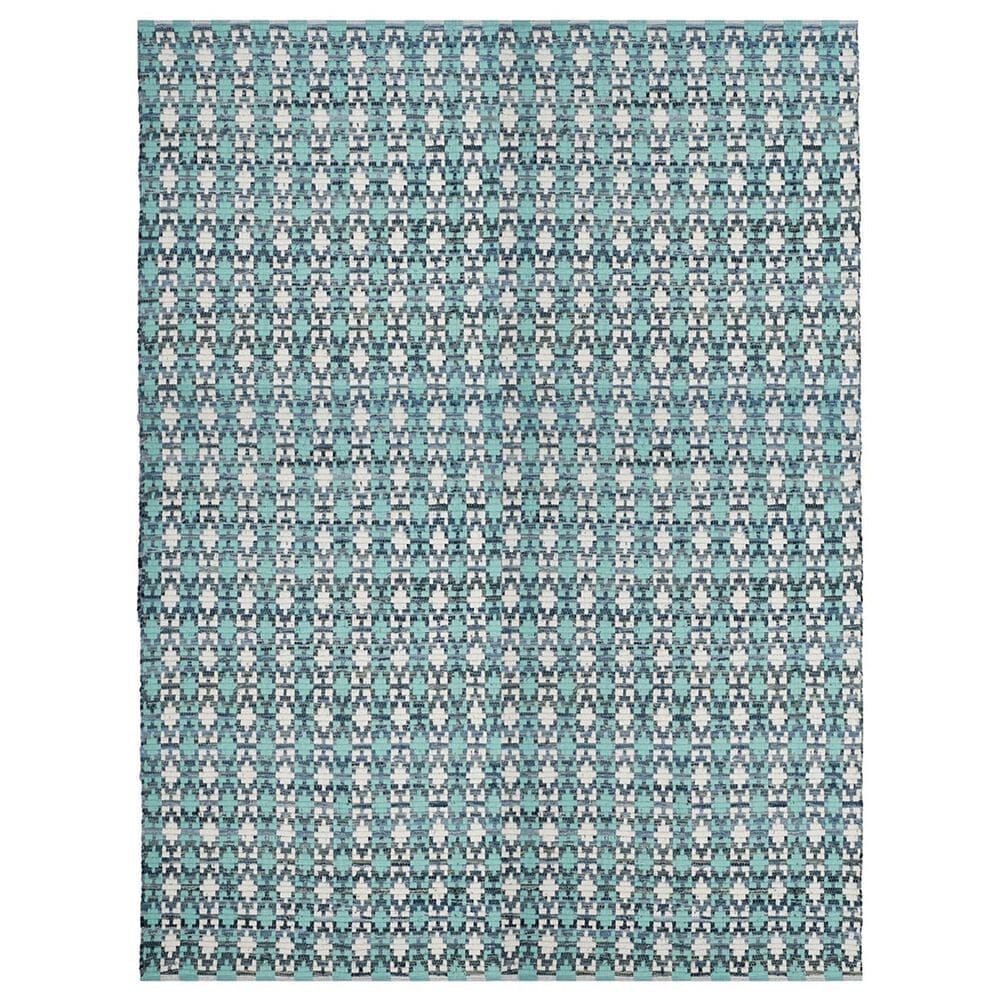 Safavieh Montauk Southwestern 9" x 12" Turquoise and Multicolor Area Rug, , large