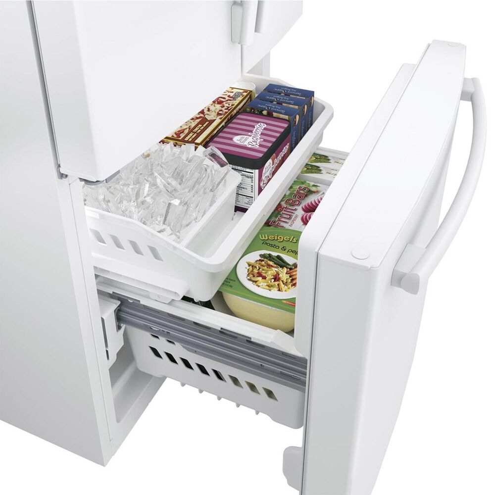 GE Appliances 24.8 Cu. Ft. French Door Refrigerator with Internal Water Dispenser in White, , large
