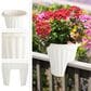 Timberlake 2.64-Gallon Deck Railing Planter in White, , large