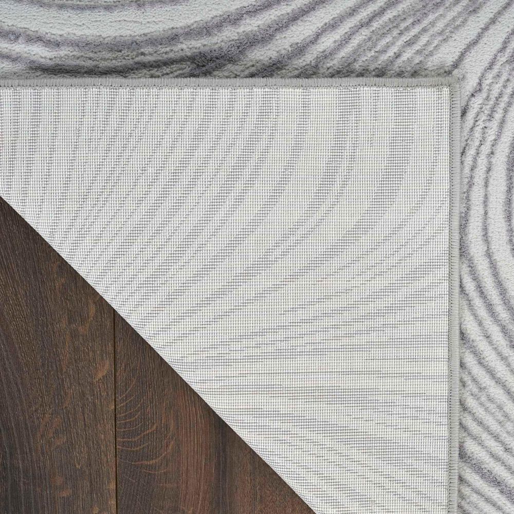 Nourison Central Park West CEP02 Grey 6&#39; x 9&#39; Area Rug, , large