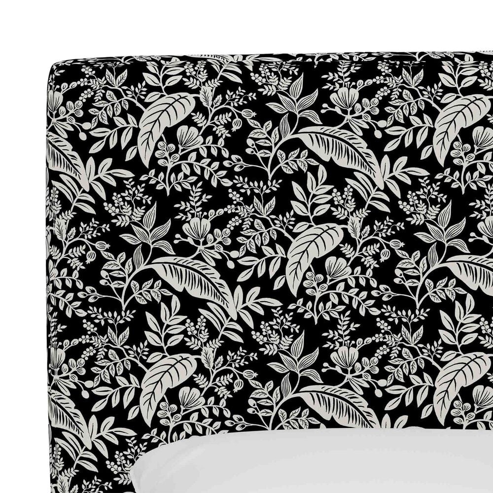 Skyline Furniture Elly California King Headboard in Canopy Black and Cream, , large