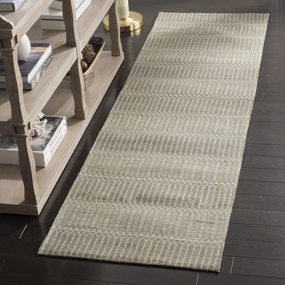 Safavieh Marbella 2&#39;3&quot; x 8&#39; Camel and Grey Runner, , large