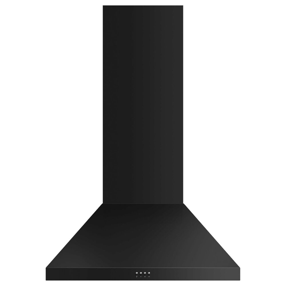 Fisher & Paykel 30" Classic Wall Hood with Pyramid Chimney in Black, , large