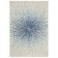 Safavieh Evoke EVK228A-3 3" x 5" Royal/Ivory Area Rug, , large
