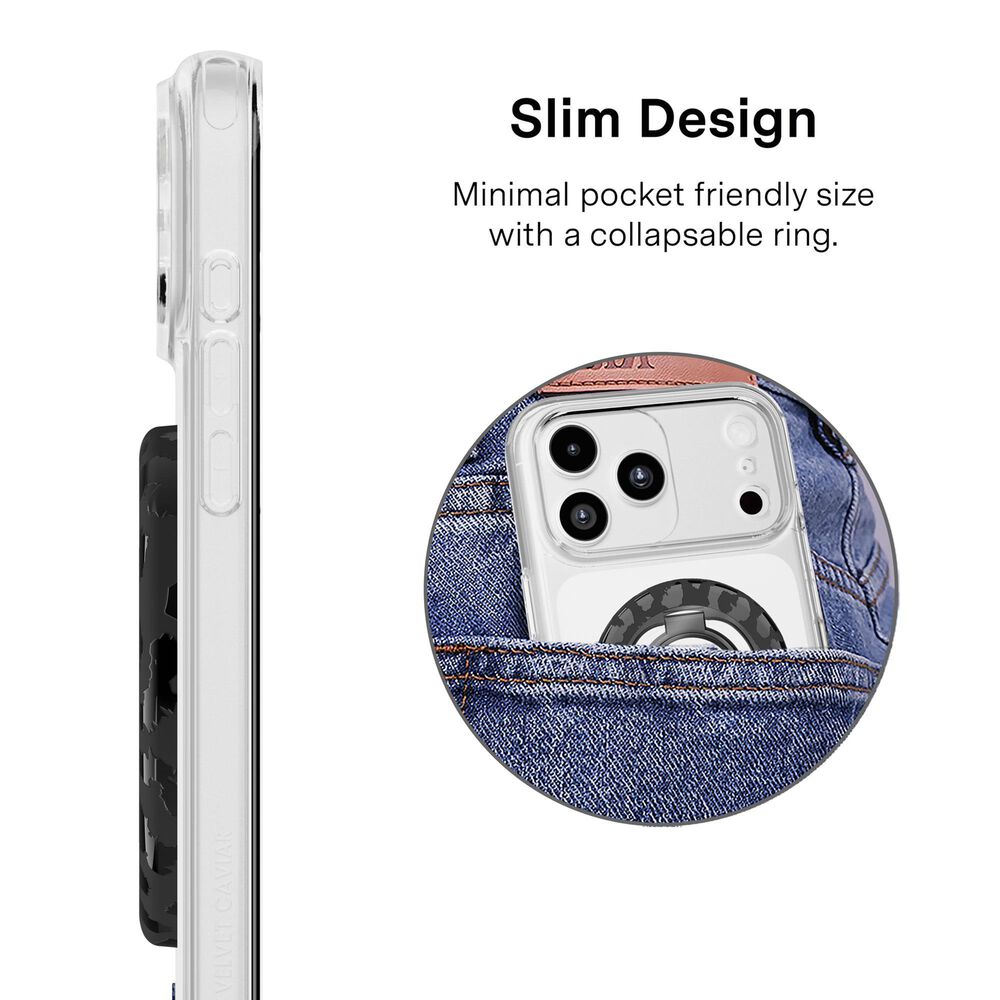 Velvet Caviar Gift Set with MagSafe Wallet, Grip Ring, Phone Charm in Black Leopard, , large