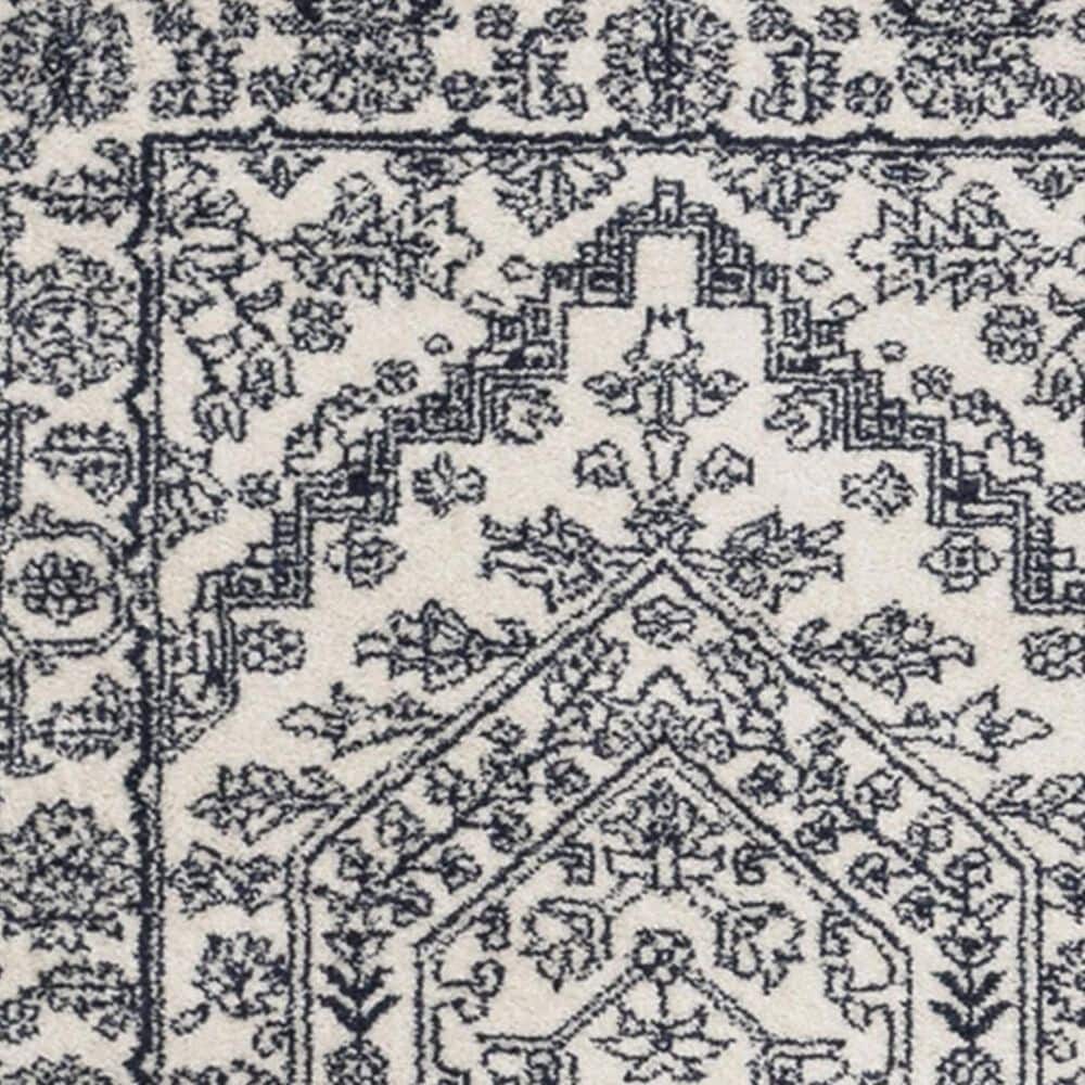Safavieh Adirondack ADR108R 4&#39; x 6&#39; Ivory and Navy Area Rug, , large