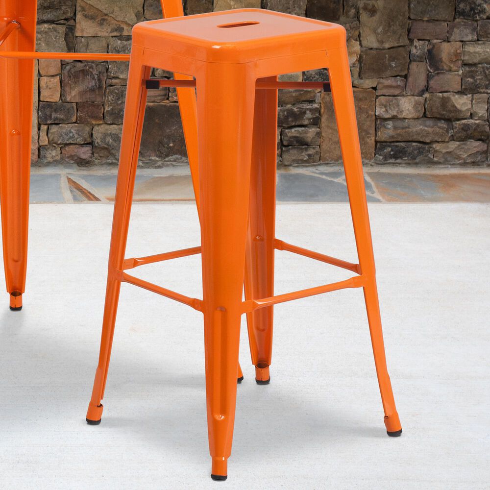 Flash Furniture 30" Barstool in Orange, , large