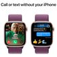 Apple Watch Series 10 GPS + Cellular 42mm Rose Gold Aluminum Case with Plum Sport Loop, , large