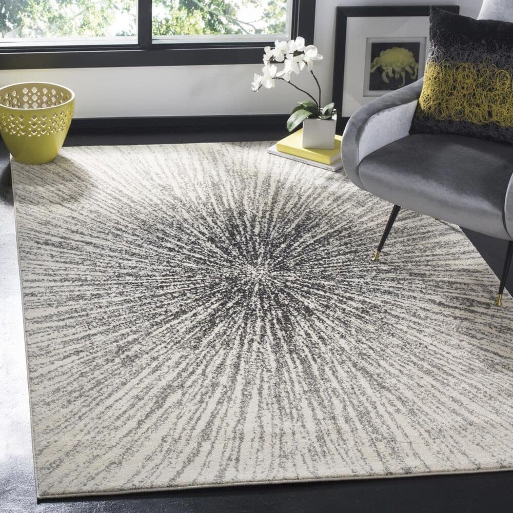 Safavieh Evoke EVK228K 2&#39;2&quot; x 4&#39; Black and Ivory Runner, , large