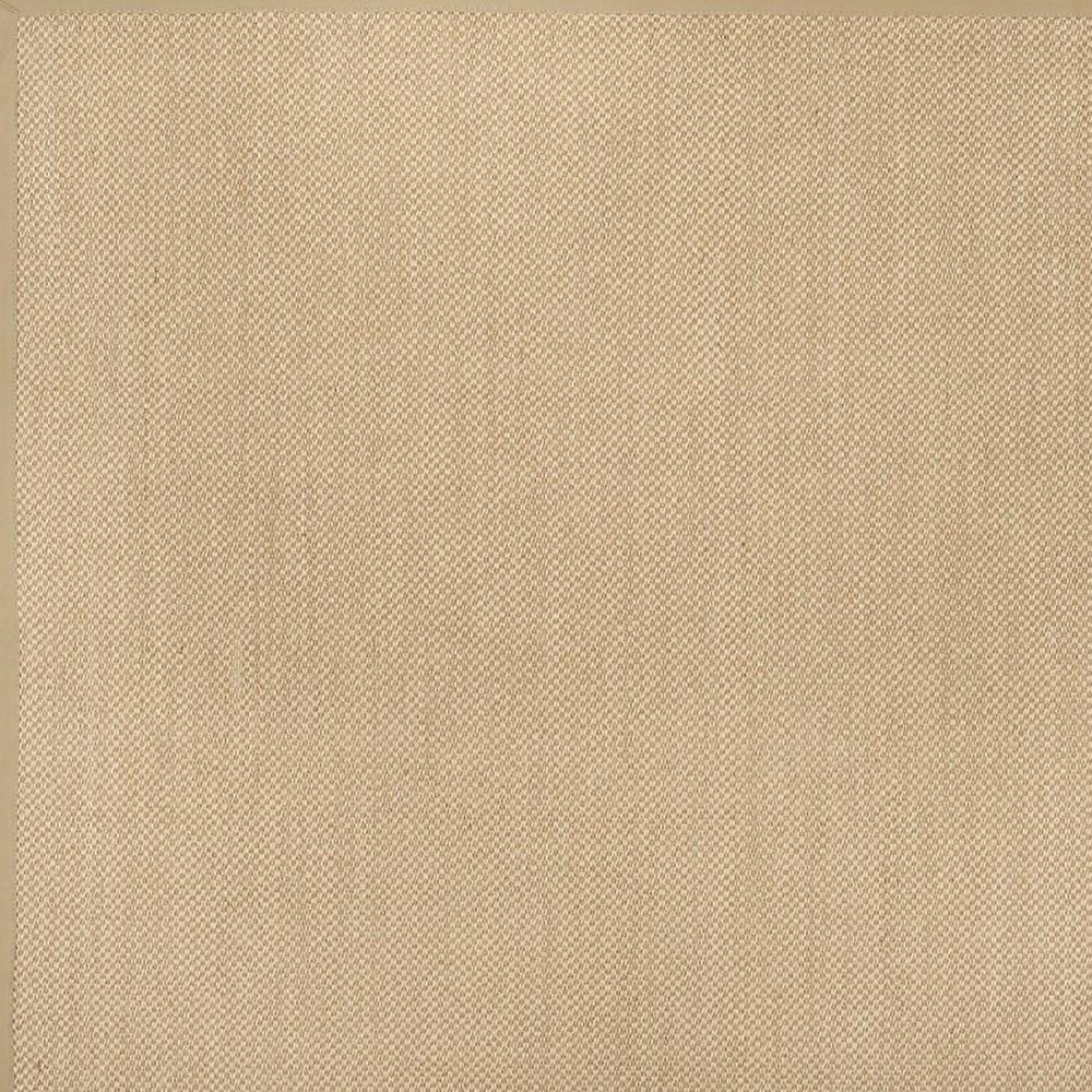 Safavieh Natural Fiber NF141B 10&#39; Square Maize and Linen Area Rug, , large