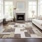 Dalyn Rug Company Portico PO3 Brown 3" x 5" Area Rug, , large