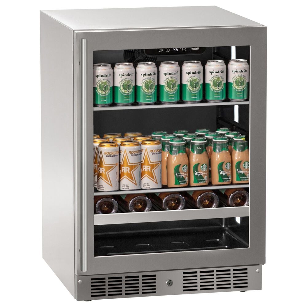 Marvel 5.1 Cu. Ft. Beverage Center in Stainless Steel, , large