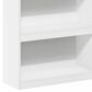HOMLUX Enhanced Home 3-Tier Adjustable Shelf Bookcase in White, , large