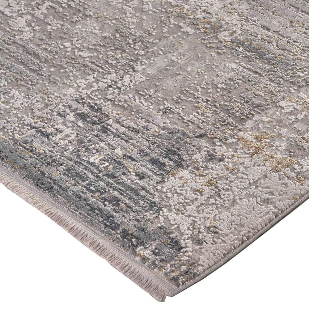 Feizy Cadiz 11&#39;6&quot; x 14&#39;6&quot; Light Gray and Ivory Area Rug, , large