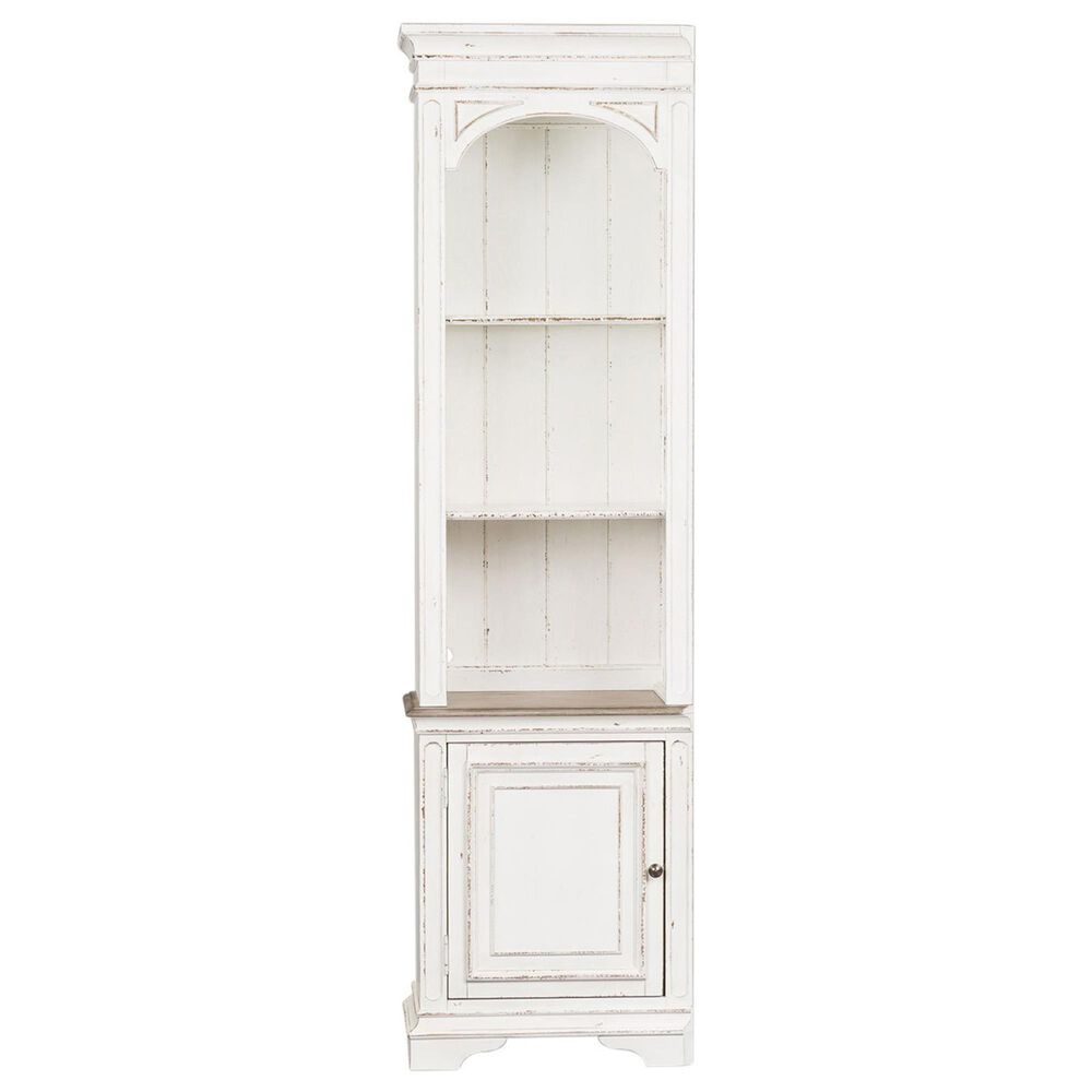 Liberty Magnolia Manor Entertainment Center in White with Antique Finish, , large