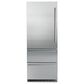Liebherr 36" Door Panel for 80" Built-In Freezer in Stainless Steel - Set of 2, , large