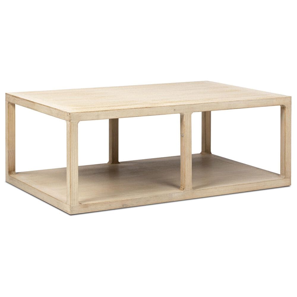 Jennifer Taylor Home Ellis Coffee Table in Light Natural Cerused, , large