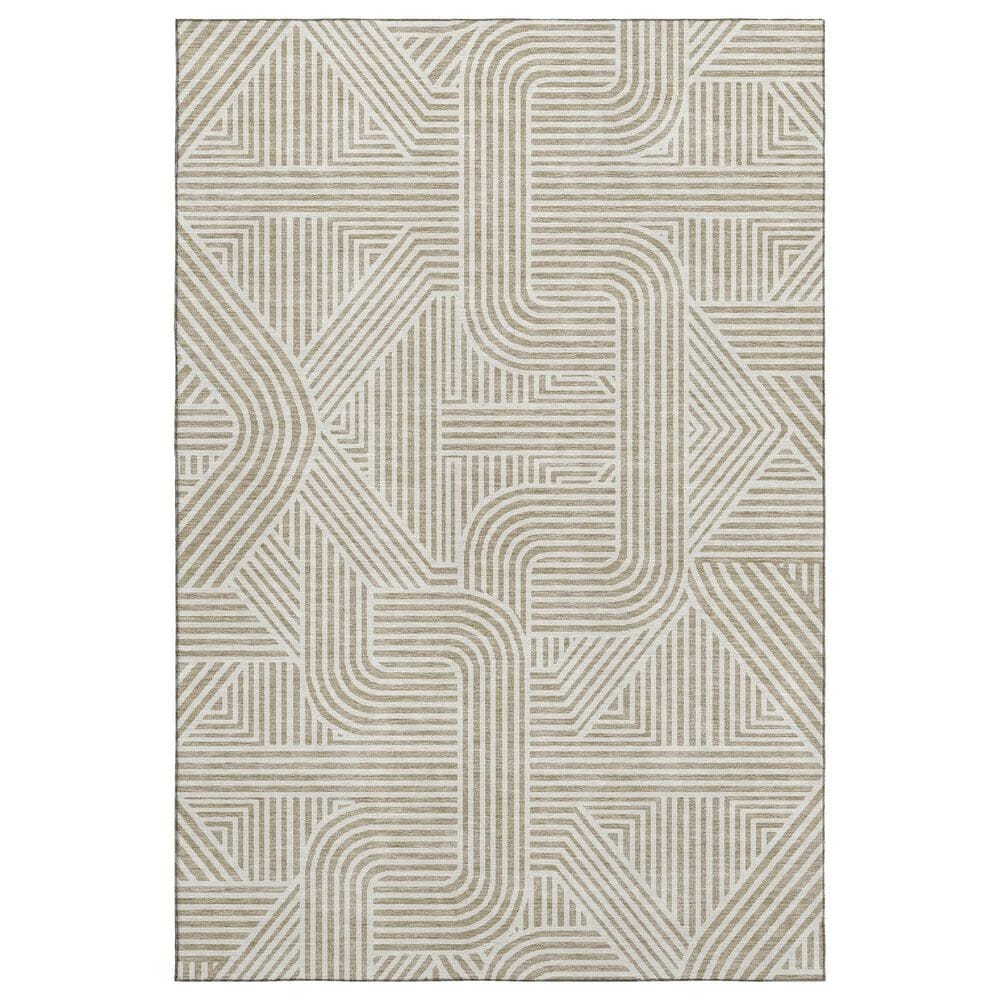 Dalyn Rug Company The Reserve TR14 Putty 9" x 12" Indoor/Outdoor Area Rug, , large