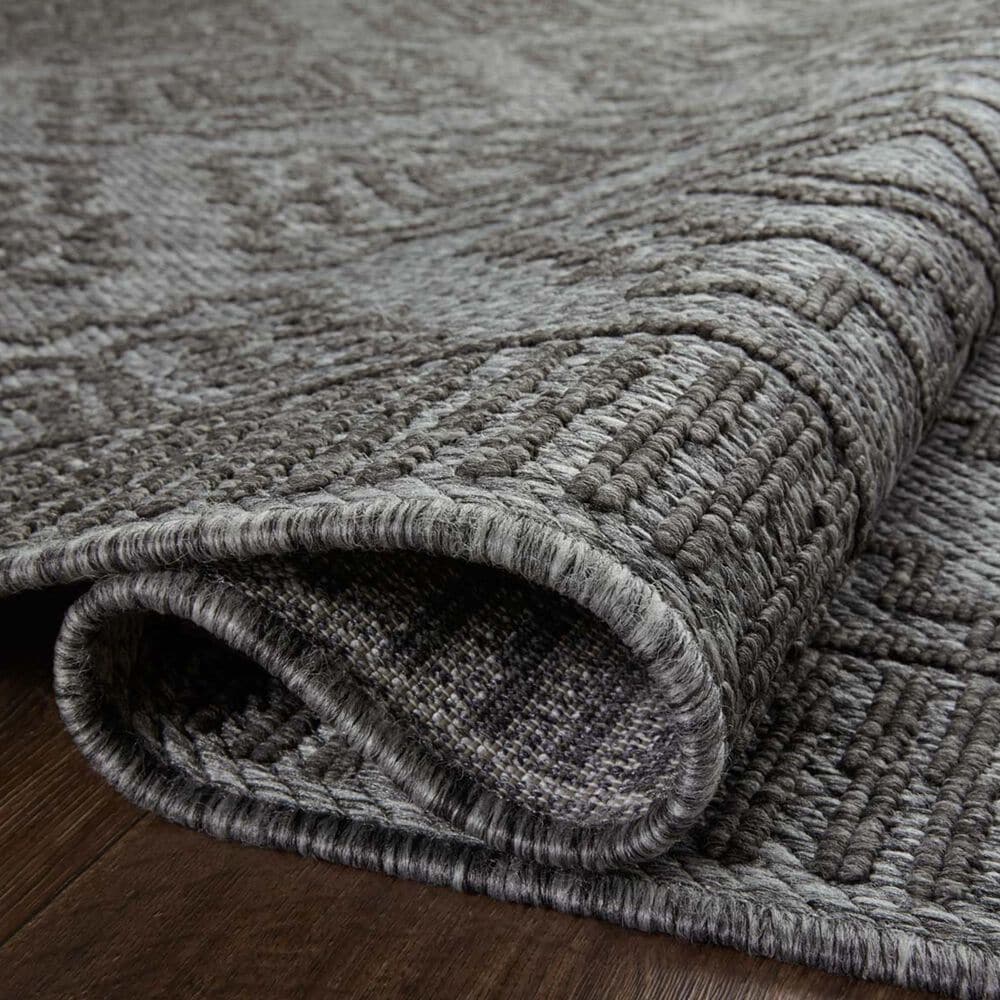 Loloi II Rainier 3&#39;11&quot; x 5&#39;11&quot; Grey and Charcoal Indoor/Outdoor Area Performance Rug, , large