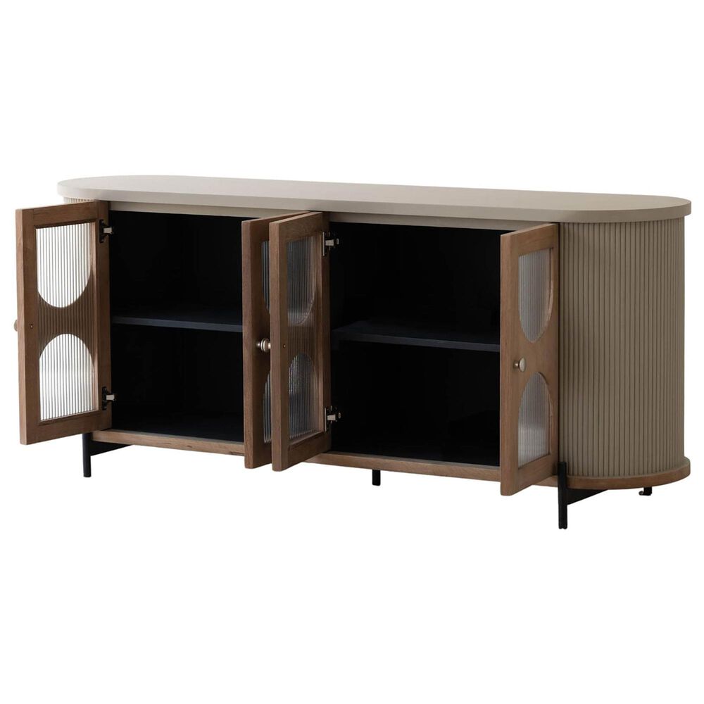 37B Colosseo Sideboard in Natural, Grey, Dark Blue and Black, , large