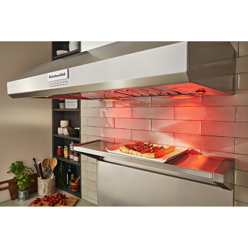 KitchenAid 36" Commercial-Style Wall-Mount Canopy Range Hood, , large