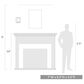 Golden Lighting Marco 1-Light Wall Sconce in Matte Black, , large