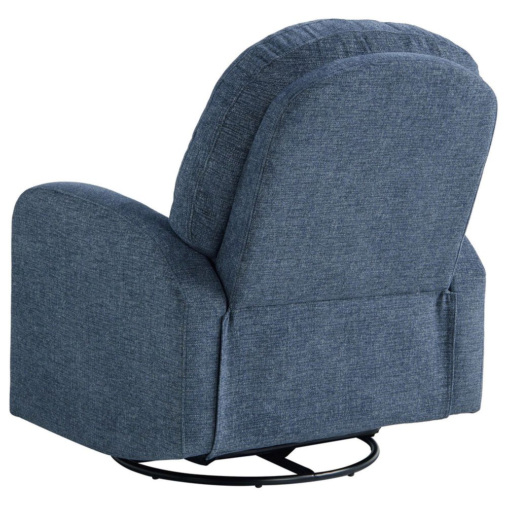Lifestyle Solutions Paloma Manual Swivel Rocker Recliner in Blue, , large