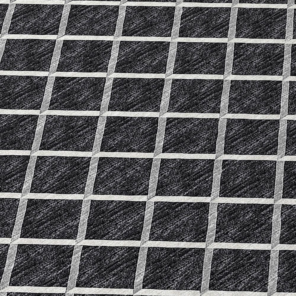 Dalyn Rug Company York 4&#39; Round Black Indoor/Outdoor Area Rug, , large