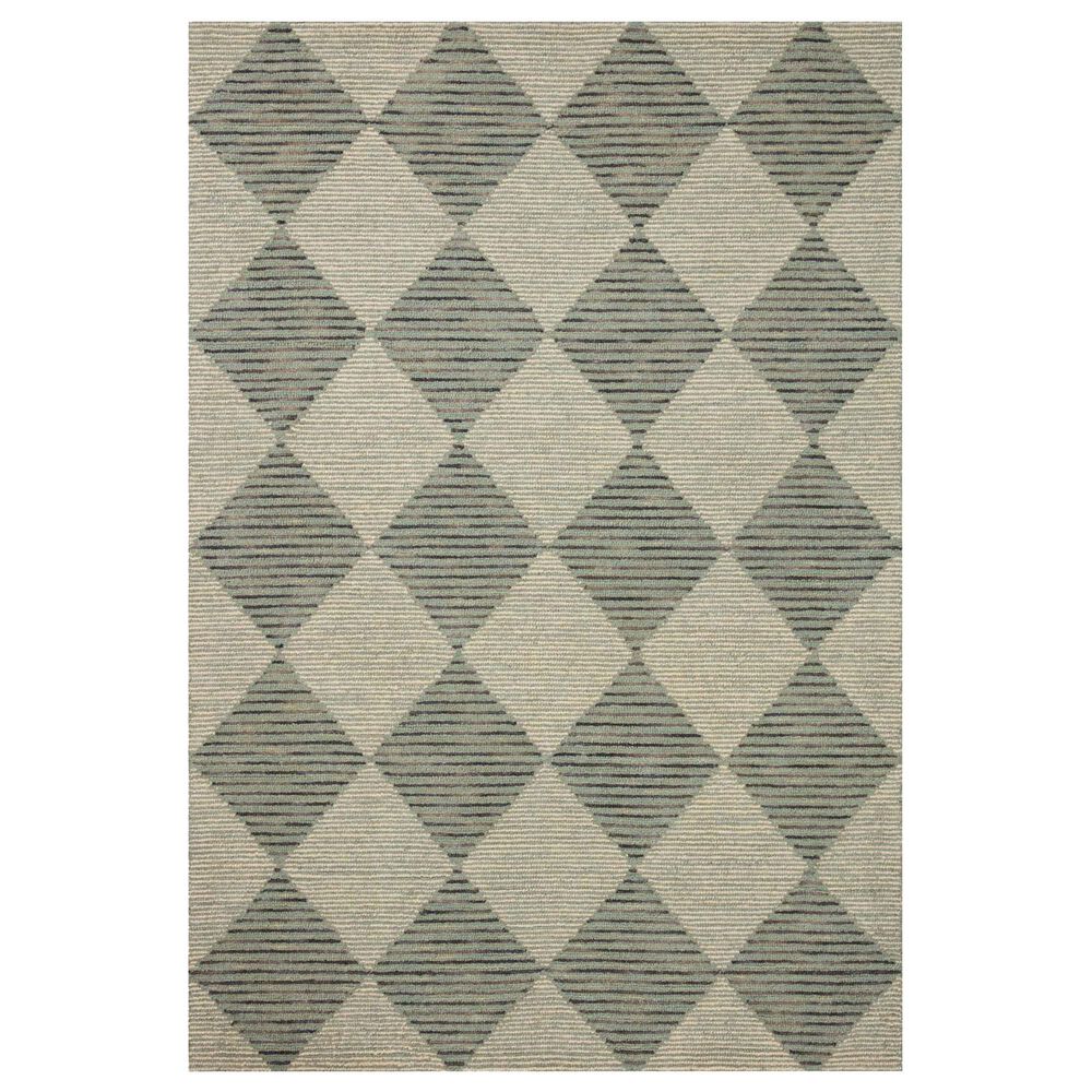 Chris Loves Julia x Loloi Francis 7"9" x 9"9" Spa and Granite Area Rug, , large
