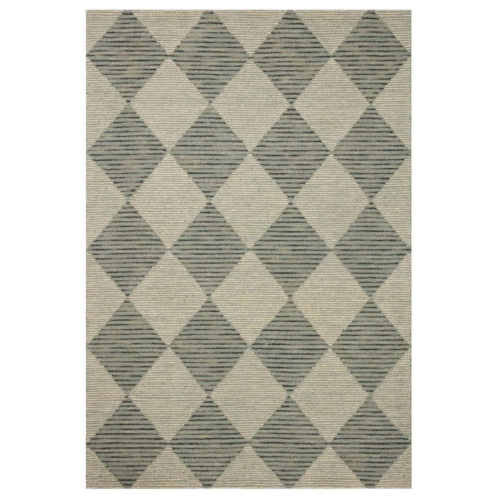 Chris Loves Julia x Loloi Francis 7"9" x 9"9" Spa and Granite Area Rug, , large