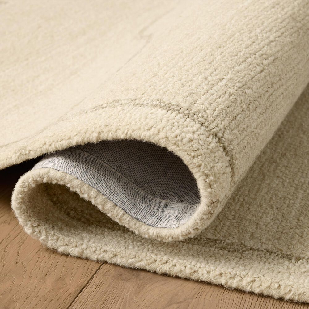 Loloi Barrow Ivory and Taupe 3&#39;6&quot; x 5&#39;6&quot; Area Rug, , large