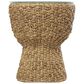 Maple and Jade Seagrass Handmade Woven End Table in Natural Brown, , large
