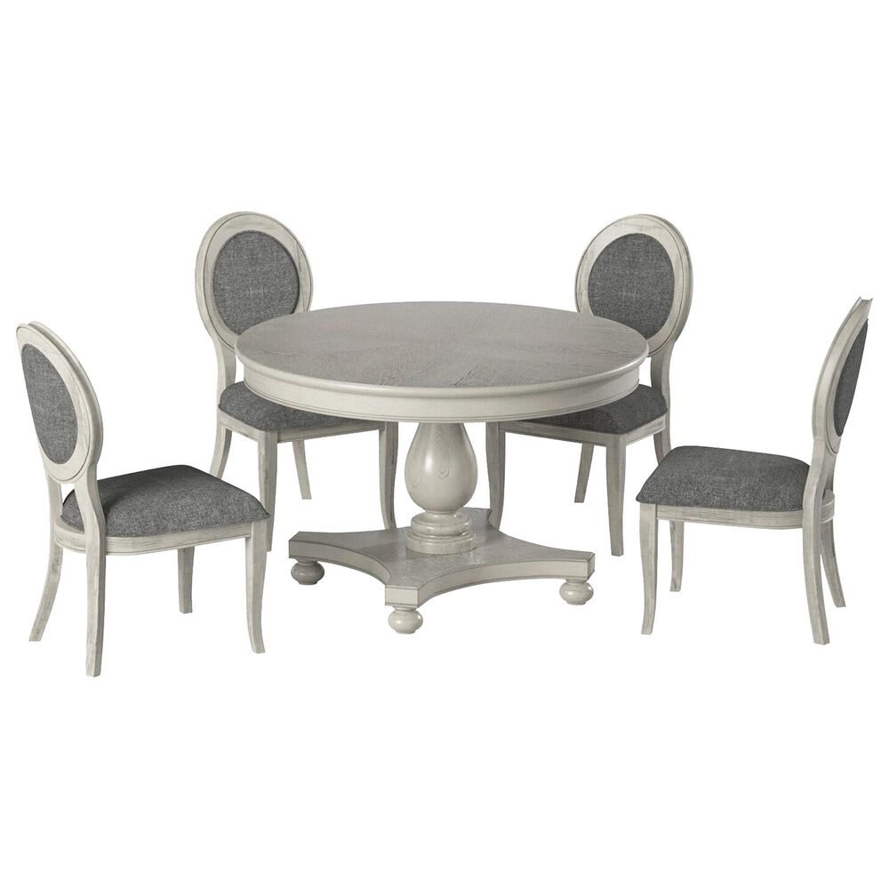 Furniture of America Edmun 5-Piece Dining Set in Gray, , large