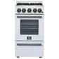 Forno Lamazze 20" Freestanding Gas Range in White, , large