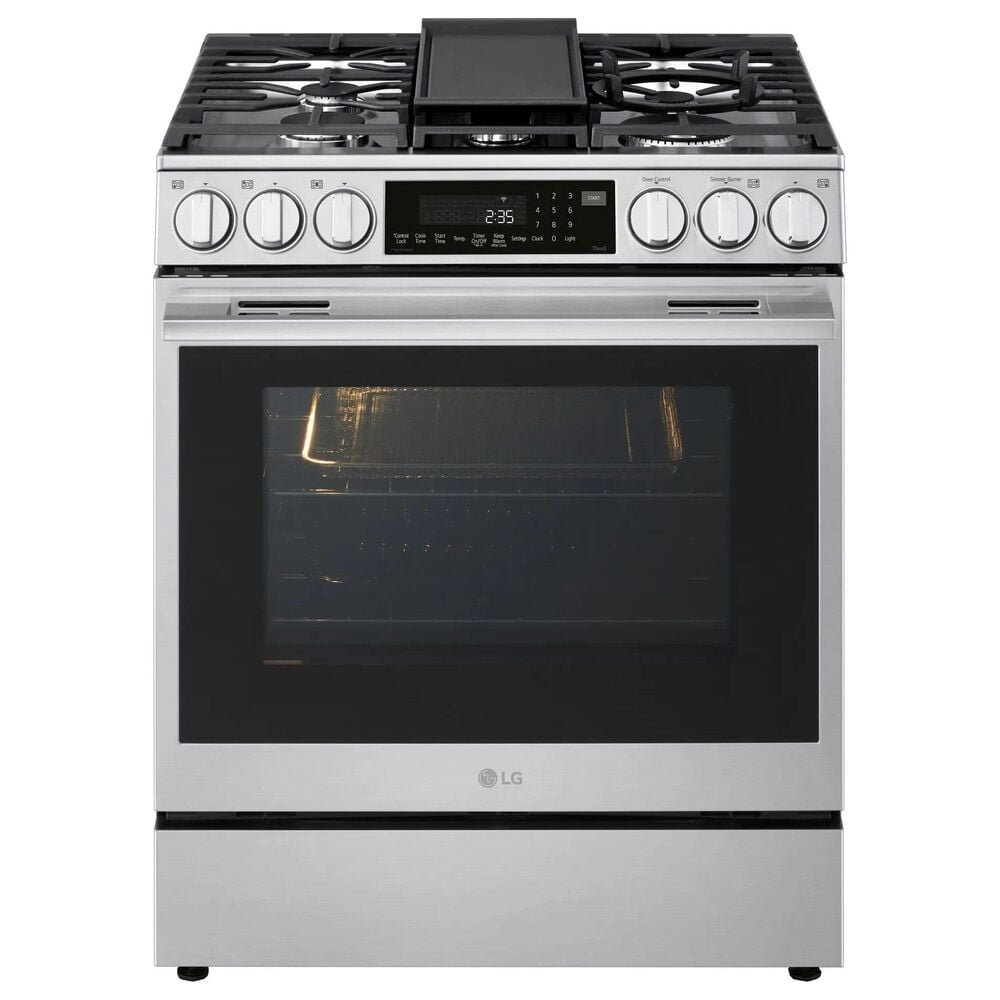 LG 6.3 Cu. Ft. Slide-in Gas Range in PrintProof Stainless Steel, , large