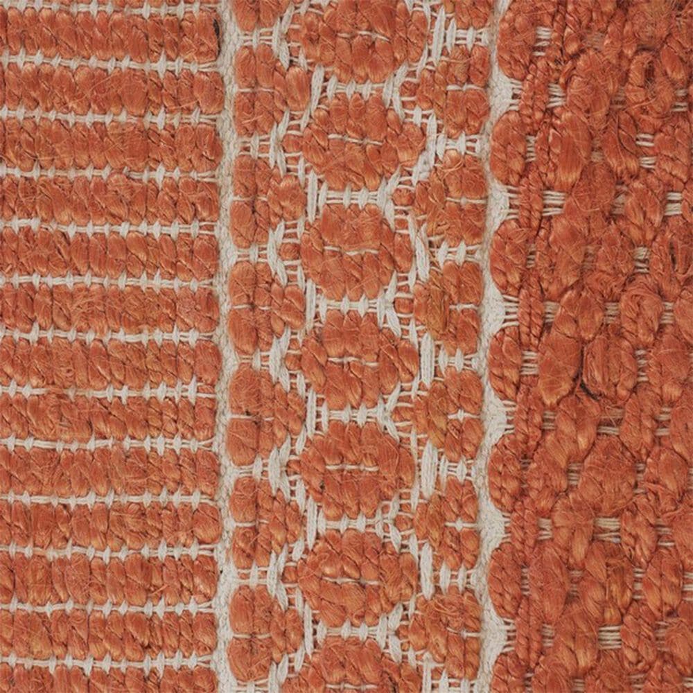 L&amp;R Resources Earth 7&#39;9&quot; x 9&#39;9&quot; Coral and White Area Rug, , large