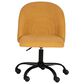 Linon Home Decor Skyla Swivel Office Chair in Yellow, , large